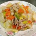 クリちゃん0309's cooksnap of when they made ご飯に合う♪白菜と豚肉の旨塩煮.