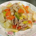 クリちゃん0309's cooksnap of when they made ご飯に合う♪白菜と豚肉の旨塩煮.