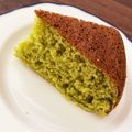 ☆てぃーちゃん☆'s cooksnap of when they made 炊飯器でHMはちみつ入り青汁ケーキ.