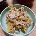 ＊実月＊'s cooksnap of when they made 簡単♪生白菜と塩昆布のツナマヨ和風サラダ.
