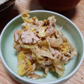 ＊実月＊'s cooksnap of when they made 簡単♪生白菜と塩昆布のツナマヨ和風サラダ.