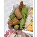 ゆけり３兄弟's cooksnap of when they made お弁当♪アスパラとウインナーのバター炒め.