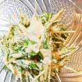 青森在住's cooksnap of when they made 簡単一品✤水菜と豆腐の白和え風サラダ.