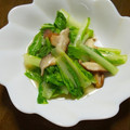 norikeiママ's cooksnap of when they made 山東菜とシイタケのほっとする炒めもの.