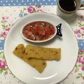 citron28's cooksnap of when they made 揚げポレンタ 簡単サルサ添え.