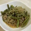 papikun's cooksnap of when they made 豚挽肉といんげんと春雨の炒め物.