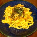 ふう太＆しゃあ's cooksnap of when they made キムチとシーフードの焼きうどん.