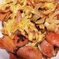 こずっぺ's cooksnap of when they made 魚ニソと卵マヨ炒め☆簡単１品.