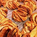 喜八＆Hacchi's cooksnap of when they made キャラメル味の マーブルパン.