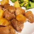 がくちぃん's cooksnap of when they made もも肉とじゃが芋の照り焼き炒め♪.