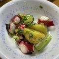 エビワンタン麺's cooksnap of when they made 蛸とセロリとジャガイモの前菜.