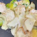 ほっとたこやき's cooksnap of when they made 芽キャベツじゃがチーズ.