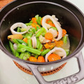 shiho23's cooksnap of when they made シーフードミックスと冷凍野菜で簡単塩炒め.