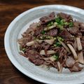 Giant corn's cooksnap of when they made 牛バラ肉の柚子胡椒いため.