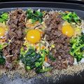 kiyoeco's cooksnap of when they made ホットプレートで簡単石焼きビビンバ.