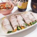 ☆はなちゃん☆☆'s cooksnap of when they made 豆苗と人参の豚ロース巻き.