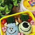 ★JIJI★'s cooksnap of when they made 簡単！遠足キャラ弁☆サリー＆マイク.