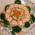 kenfami's cooksnap of when they made 簡単！子供と食べるちらし寿司ケーキ.