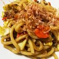 hirose3939's cooksnap of when they made こってりソース焼きうどん♡.
