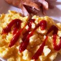 かるメイ's cooksnap of when they made レンジで極上ふわふわ！スクランブルエッグ.