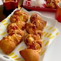 cra's cooksnap of when they made ピザ味ベーコンエピ＆ソーセージパンエピ☆.
