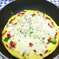 ととろ＆めい's cooksnap of when they made ふんわり卵ピザ.