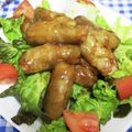 ととろ＆めい's cooksnap of when they made お弁当に♡甘酢ダレ♡蓮根の豚ロース巻き.