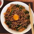 uza55's cooksnap of when they made 簡単アレンジ☆辛ラーメンの油そば.