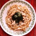 クック021E2T☆'s cooksnap of when they made フライパン不要！ツナマヨ山葵パスタ！.