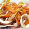 あきつま（杏花☆）'s cooksnap of when they made イカと長ねぎの塩炒め.
