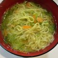 ゆきちのすけ♪♪♪'s cooksnap of when they made 野菜たっぷり塩ラーメン☆子供と2人ご飯☆.