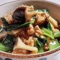 気まぐれ♡雨おんな's cooksnap of when they made 小松菜と豚ミンチの中華風☆丼.