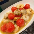 あーにゃ！'s cooksnap of when they made 切り身で簡単♪「アクアパッツァ」.