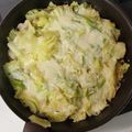 フライパンひとつで's cooksnap of when they made 簡単☆豚バラとキャベツのチーズ蒸し焼き.