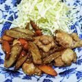 o☆shino's cooksnap of when they made 【管理栄養士考案】チキンチキンごぼう.