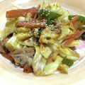 chi−ちゃん's cooksnap of when they made 焼肉のタレで簡単★回鍋肉.