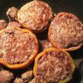 ame-ikuru's cooksnap of when they made パプリカの肉詰め.