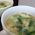 もぐらポンポン's cooksnap of when they made ニラとカニかまの中華風卵スープ.