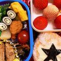 かすてら♡'s cooksnap of when they made キャラ弁■オーレンジャー弁当.