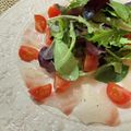 Noëlちゃん's cooksnap of when they made おもてなしに♪絶品★白身魚のカルパッチョ.