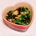 桜月❀咲良mommy's cooksnap of when they made きくらげたっぷり☆豆苗と卵の中華スープ♪.