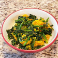 ネコズキ's cooksnap of when they made かぼちゃとほうれん草のごま和え.
