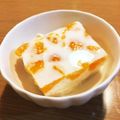 spitze's cooksnap of when they made 粉末寒天で作る豆乳(牛乳)みかん寒天.
