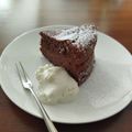 えんぺそ's cooksnap of when they made 卵黄不使用！余った卵白でガトーショコラ.