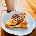 ねっちゃんっ's cooksnap of when they made あんこ入りクロワッサンサンド.