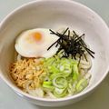 キンプリ's cooksnap of when they made 釜玉うどん風(冷).