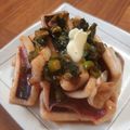 yumelon88's cooksnap of when they made 冷凍保存のイカで簡単ガーリックバター炒め.