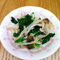 ゆき５'s cooksnap of when they made もやしとほうれん草としめじのお浸し.