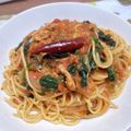 きょんちゃん's cooksnap of when they made 妊娠中に♡サバ缶のトマトパスタ.