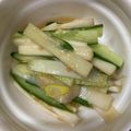 クックZFKRE9☆'s cooksnap of when they made ウドとキュウリの酢味噌和え.